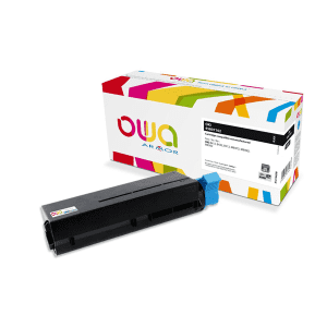 TONER COMPATIBLE OKI 45807102 NOIR POUR MB472 3000 Pages ARMOR