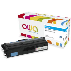 TONER COMPATIBLE BROTHER TN-426C CYAN HAUTE CAPACITE POUR HL-L 8360 CDW, MFC L 8900 CDW 6500 Pages ARMOR