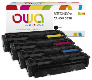 TONER COMPATIBLE CANON 055H JAUNE POUR CANON LBP-660 / MF740 series 5900 PAGES ARMOR