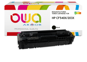 TONER COMPATIBLE HP CF540X NOIR POUR Color LaserJet Pro M254, Pro MFP M280, Pro MFP M281 3200 PAGES ARMOR