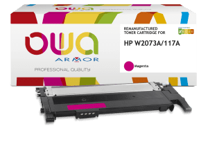 TONER COMPATIBLE W2073 / 117A MAGENTA HP  COLOR LASER 150 Series, MFP 170, 178, 179 Series 1000 PAGES ARMOR