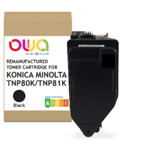 TONER COMPATIBLE KONICA MINOLTA TNP80K NOIR bizhub C3000i, C4000i, C3320i 13000 Pages ARMOR