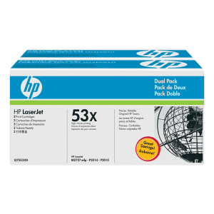 TONER HP Q7553X NOIR 2x7000 pages DUAL PACK pour LJ P2015