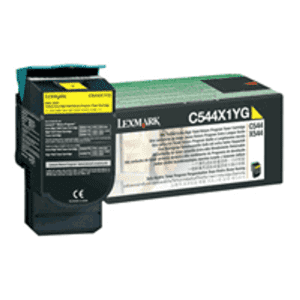 TONER LEXMARK C544X1YG YELLOW Prebate pour C544/X544 series 4000 Pages