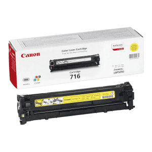 TONER CANON 716Y JAUNE pour CANON LBP50505N 1500 pages