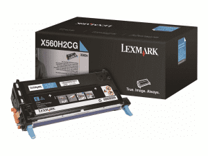 TONER LEXMARK X560H2CG CYAN pour X560 10000 pages