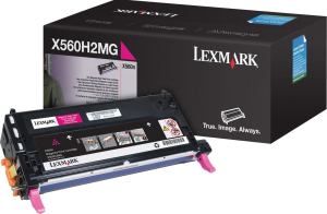 TONER LEXMARK X560H2MG MAGENTA pour X560 10000 pages