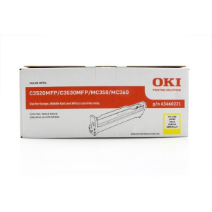 TONER OKI C3520MFP/C3530MFPN/MC350/MC360 JAUNE 2500 pages