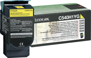 TONER LEXMARK C540H1YG YELLOW C540 2000 Pages