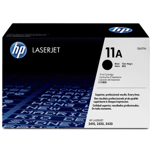 TONER HEWLETT-PACKARD Q6511A Noir pour LJ2410/LJ2420/LJ2430 6000 Pages 11A