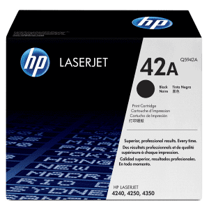 TONER HEWLETT-PACKARD Q5942A NOIR pour LJ4250/LJ4350 10000 Pages 42A