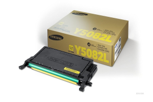 TONER SAMSUNG CLT-Y5082L JAUNE pour CLP-260/CLP-270/CLX-6220/CLX-6250 4000 Pages