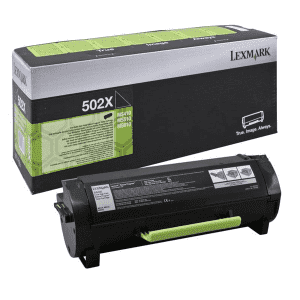 TONER LEXMARK 502X NOIR PREBATE pour MS310/MS410/MS510/MS610 10000 Pages0F2X00