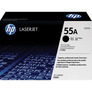 TONER HP CE255XD NOIR POUR LJ P3015 12500 Pages DUAL PACK - boîte de 2