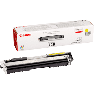 TONER CANON 729Y YELLOW pour LBP7010/7018 1000 Pages