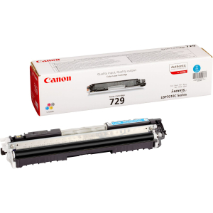 TONER CANON 729C CYAN pour LBP7010/7018 1000 Pages