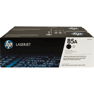 TONER HP CE285AD NOIR pour LJ P1102/P1102w 1600 Pages 85A - lot de 2 - lot de 2