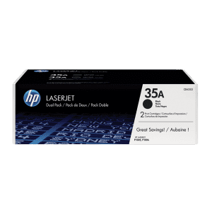 TONER HP CB435AD NOIR POUR LJ P1005/P1006 2x1500 PAGES 35A