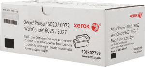 TONER XEROX 106R02759 NOIR pour WC6020/6022/6025/6027 2000 Pages