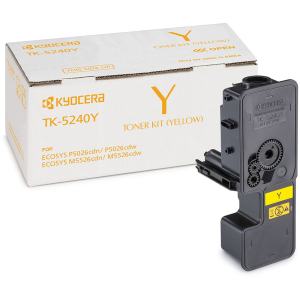 TONER KYOCERA TK-5240Y YELLOW POUR ECOSYS M5526 3000 Pages