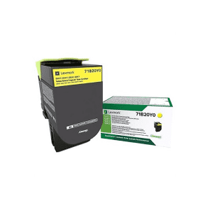 TONER LEXMARK 71B20Y0 YELLOW POUR CS-SERIES 317 2300 Pages