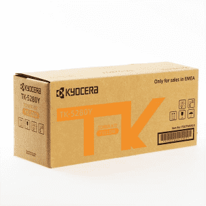 TONER KYOCERA TK-5280Y YELLOW POUR ECOSYS M6235CIDN/M6635CIDN/P6235CDN 11000 Pages