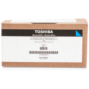 TONER TOSHIBA T-305-PCR CYAN POUR E-STUDIO 305CP/305CS 3000 Pages