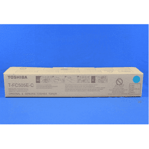 TONER TOSHIBA T-FC505EC CYAN POUR E-STUDIO SERIE 2505AC, 3005AC, 4505AC, 5005AC 33600 Pages