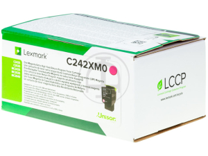 TONER LEXMARK C242XM0 MAGENTA C2425, C2535, MC2425, MC2535, MC2640 3500 Pages