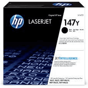 TONER HP W1470Y N°147Y NOIR POUR M611, M612, MFP M634 42000 Pages