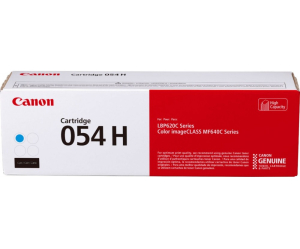 TONER CANON 054H CYAN POUR LBP620C/MF640C 2300 Pages 3027C002