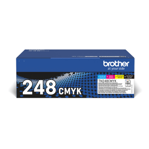 TONER BROTHER TN-248VAL MULTIPACK NOIR/ CYAN/ MAGENTA/ YELLOW 4x1000 Pages - lot de 4