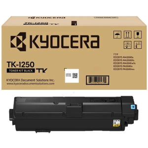 TONER KYOCERA TK-1250 NOIR POUR ECOSYS MA 3500/3501 3000 Pages
