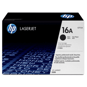 TONER HEWLETT-PACKARD Q7516A NOIR pour LJ5200 Series 12000 Pages 16A