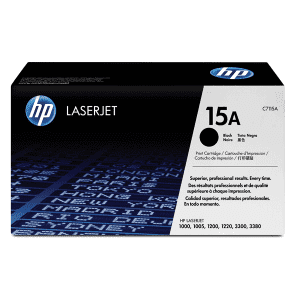 TONER HEWLETT-PACKARD C7115A NOIR pour LJ1200 Series 2500 Pages 15A