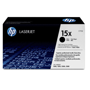 TONER HEWLETT-PACKARD C7115X NOIR pour LJ1200 Series 3500 Pages 15X