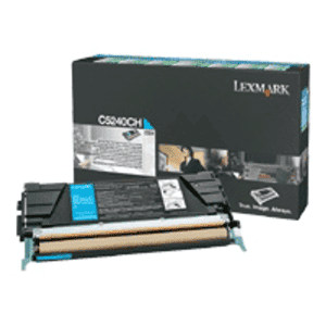 TONER LEXMARK C5240CH CYAN PREBATE pour C524/C532/C534 5000 Pages