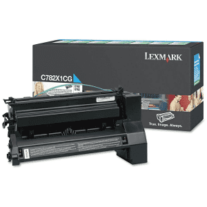 TONER LEXMARK C782X1CG CYAN PREBATE pour C782/X782 15000 Pages