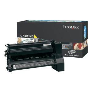 TONER LEXMARK C780H1YG JAUNE PREBATE pour C782/X782 10000 Pages