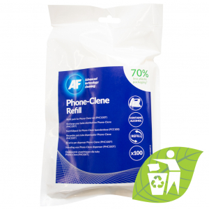 RECHARGE LINGETTE NETTOYANTE AF PHONE-CLENE - paquet de 100