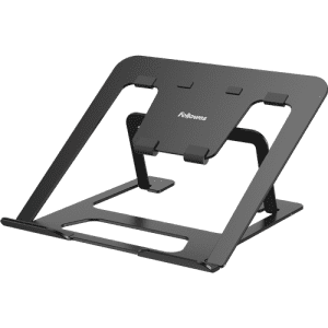 SUPPORT ORDINATEUR PORTABLE PLIABLE REGLABLE ALUMIA NOIR FELLOWES