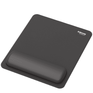 TAPIS DE SOURIS XL AVEC REPOSE POIGNET BREYTA MICROBAN FELLOWES NOIR