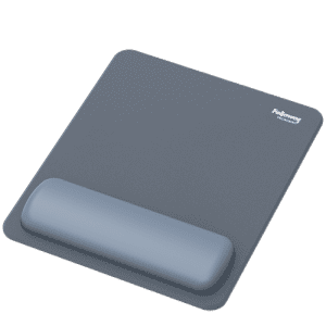 TAPIS DE SOURIS AVEC REPOSE POIGNET BREYTA MICROBAN FELLOWES BLEU GRIS