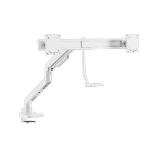 BRAS SUPPORT ECRAN A BARRE TRANSVERSALE SWING 2.0 DUAL CROSSBAR BLANC FELLOWES