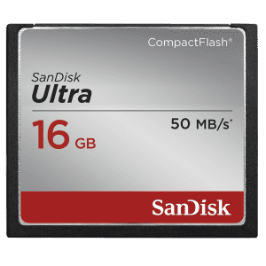 CARTE MEMOIRE SANDISK COMPACT FLASH ULTRA 16Gb