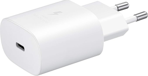 CHARGEUR DE TELEPHONE RAPIDE SANS CABLE USB-C 25W SAMSUNG BLANC