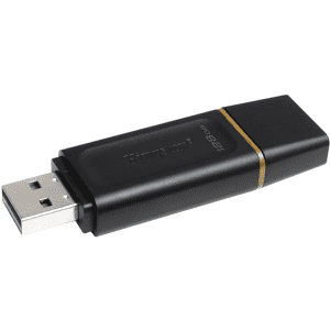 CLE USB KINGSTON DATATRAVELER EXODIA 128Go 3.2 NOIR/JAUNE