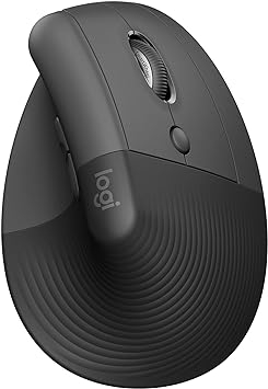 SOURIS SANS FIL VERTICALE ERGONOMIQUE GRAPHITE LOGITECH LIFT