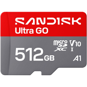 CARTE MEMOIRE MICRO SDXC UHS-I 512Gb SANDISK ULTRA GO