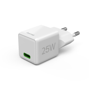 MINI CHARGEUR RAPIDE UNIVERSEL USB-C 25W BLANC HAMA